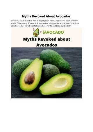 Buy Fresh Avocado Fruit Online In India