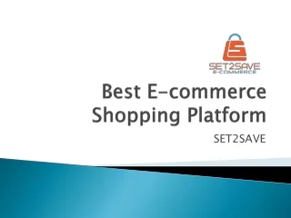 Best E-commerce Shopping Platform