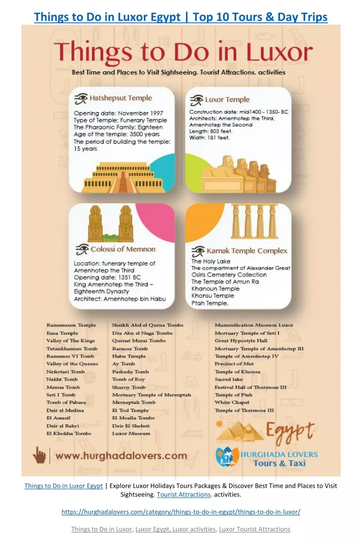 things to do in luxor egypt top 10 tours day trips
