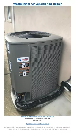 westminster air conditioning repair