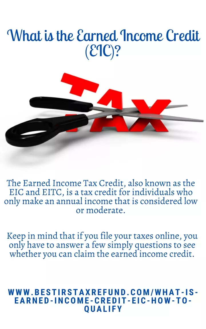 what is the earned income credit eic