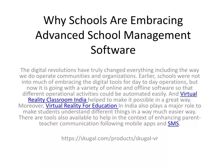 why schools are embracing advanced school management software