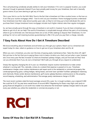 Not known Facts About How To Sell Rci Timeshare