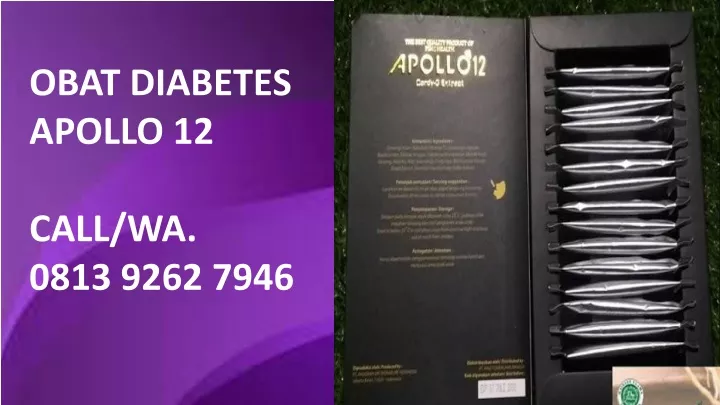 obat diabetes apollo 12