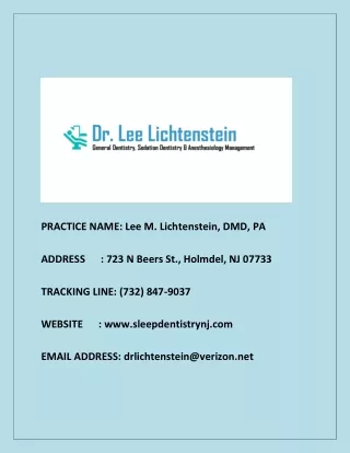 Lee M. Lichtenstein, DMD, PA