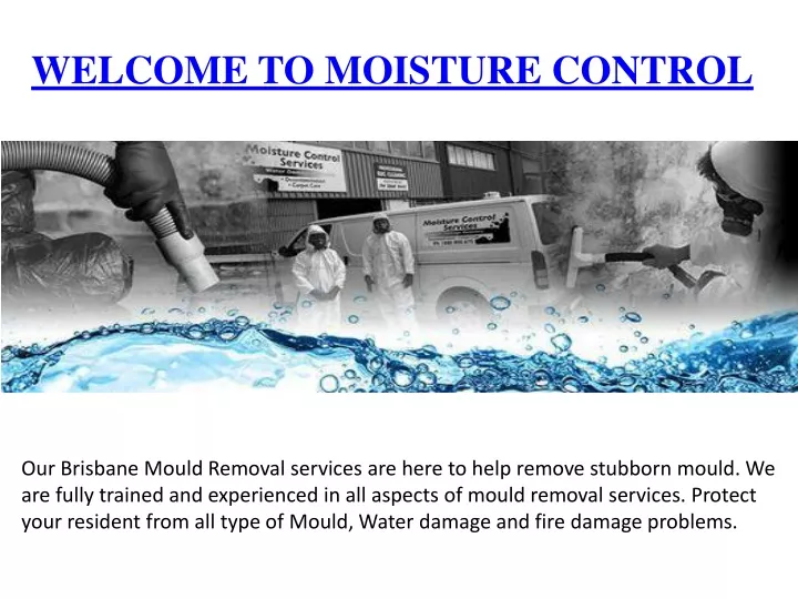 welcome to moisture control