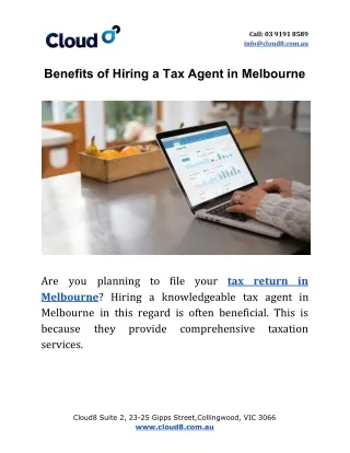call 03 9191 8589 info@cloud8 com au