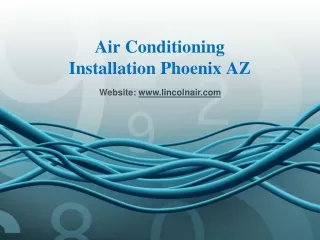 Air Conditioning Installation Phoenix AZ