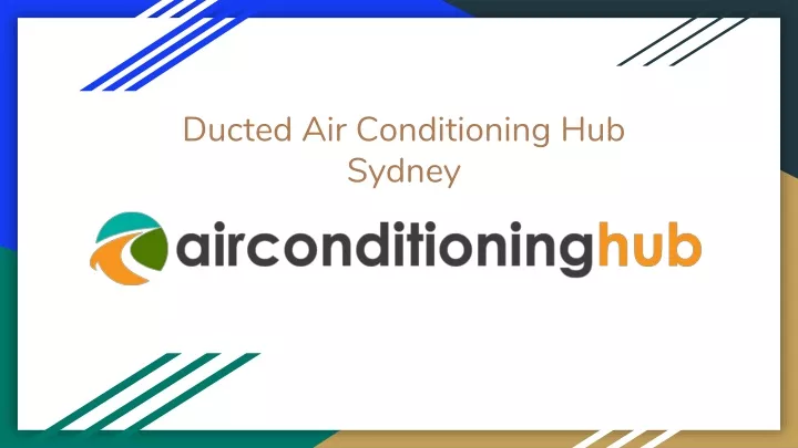 ducted air conditioning hub sydney