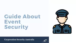 guide about event security