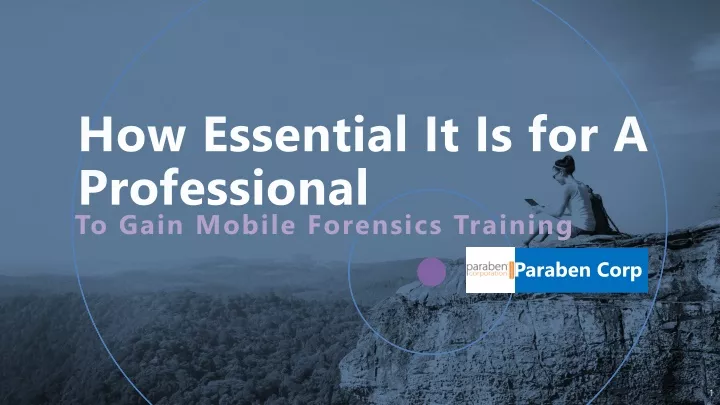 how essential it is for a professional