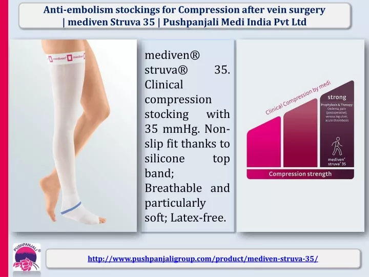 anti embolism stockings for compression after