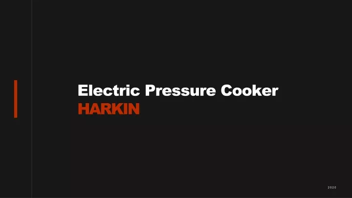 electric pressure cooker harkin