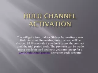 HULU CHANNEL ON STREAMING DEVICES