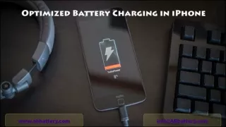 Optimized Battery Charging in iPhone