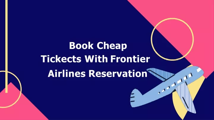 book cheap tickects with frontier airlines reservation