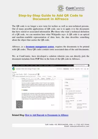 step by step guide to add qr code to document