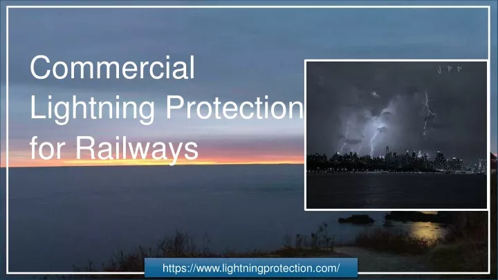 commercial lightning protection for railways