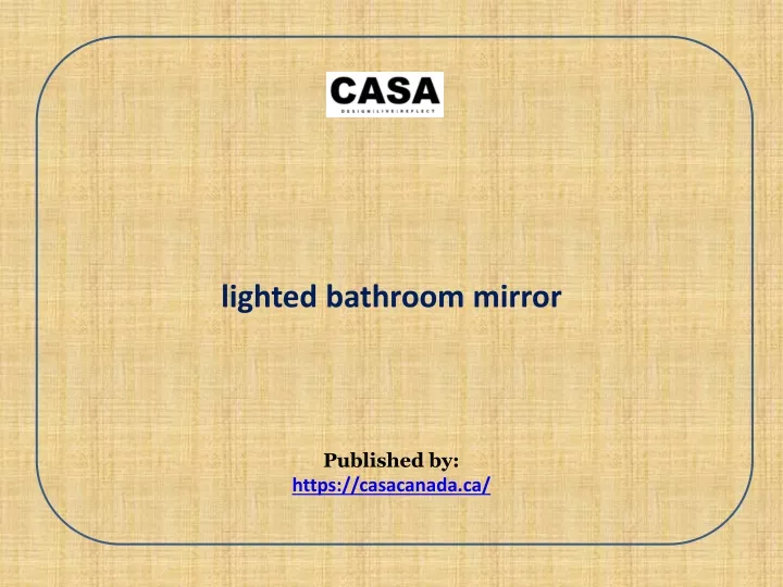 lighted bathroom mirror published by https casacanada ca