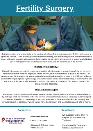 fertility surgery