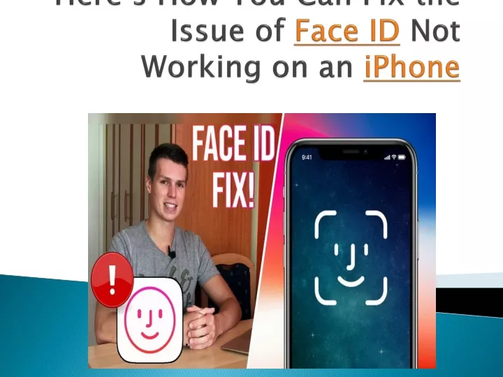 here s how you can fix the issue of face id not working on an iphone