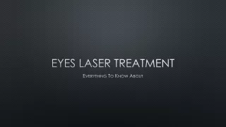 eyes laser treatment