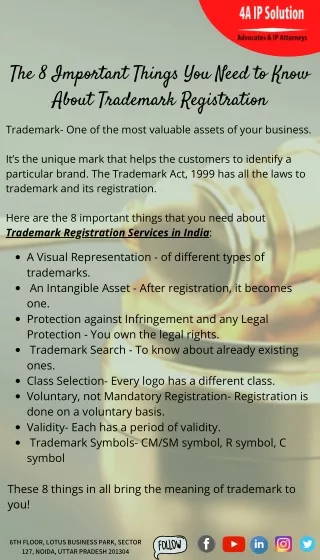 Trademark- One of the most valuable assets of your business.