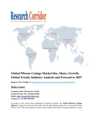 global fibrous casings market size share growth