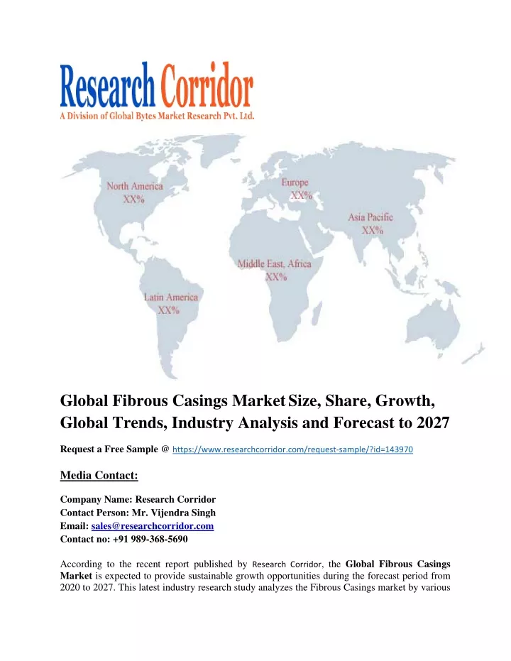 global fibrous casings market size share growth