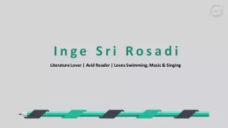 Inge Sri Rosadi - Done Internship in a Local Magazine
