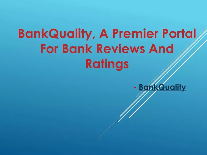 bankquality