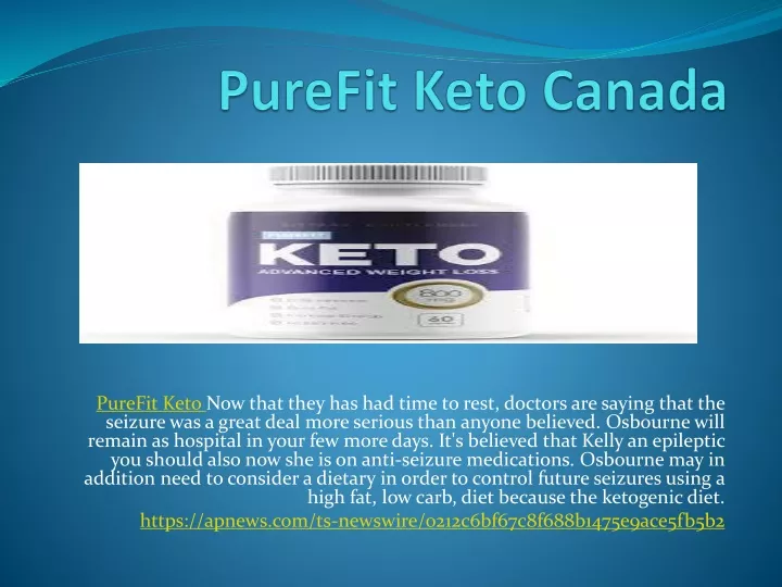 purefit keto now that they has had time to rest