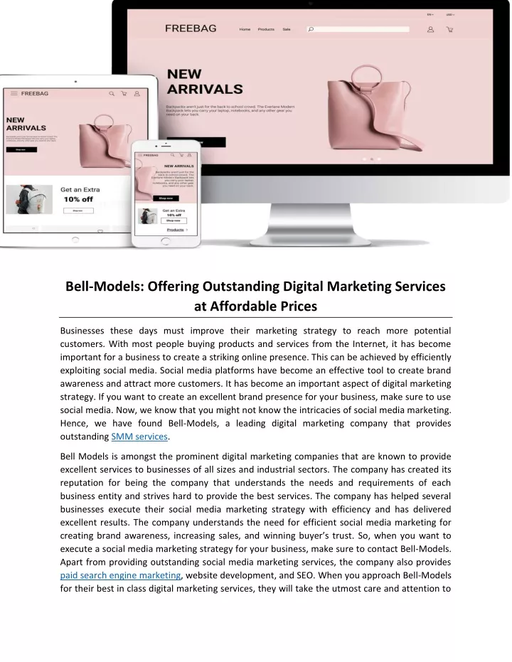 bell models offering outstanding digital