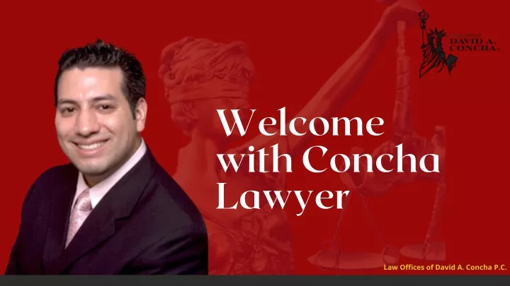 welcome with concha lawyer