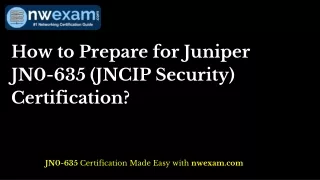how to prepare for juniper jn0 635 jncip security