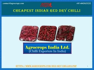 cheapest indian red dry chilli