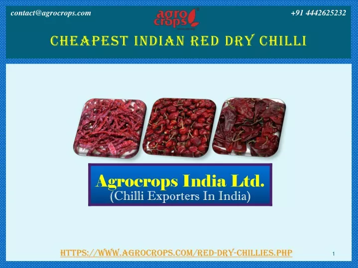 cheapest indian red dry chilli