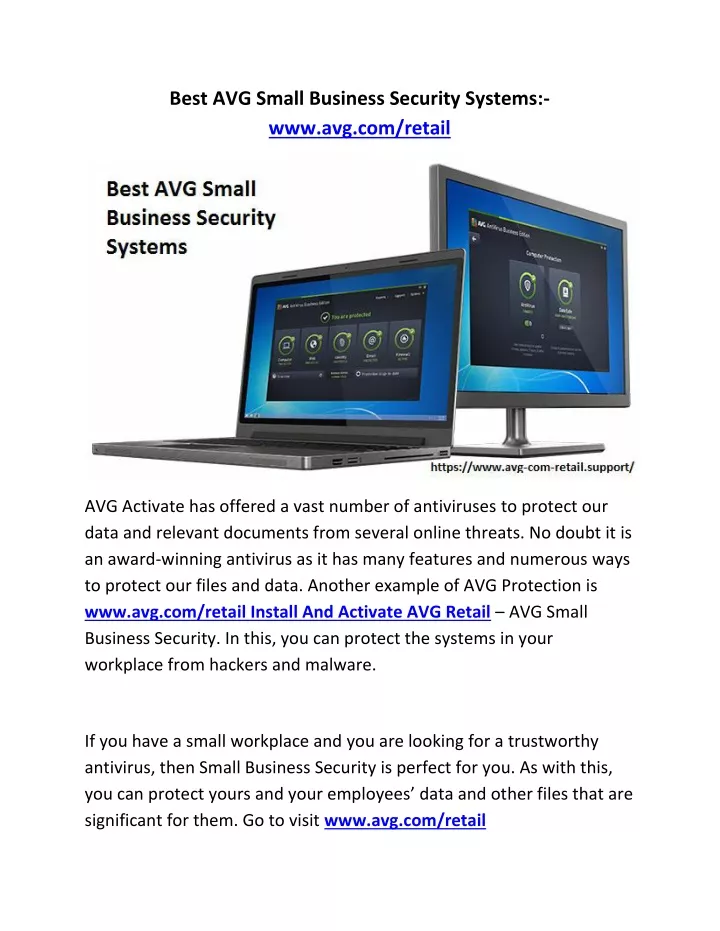 best avg small business security systems