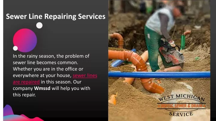 sewer line repairing services