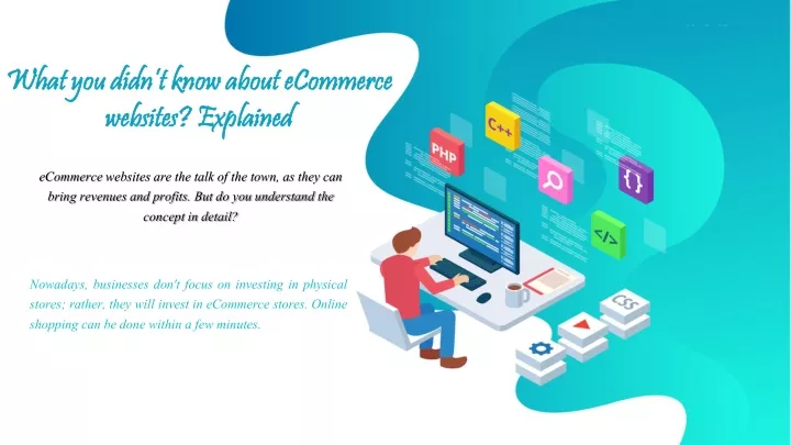 what you didn t know about ecommerce websites