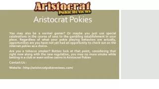 aristocrat pokies