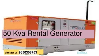 50 kva rental generator
