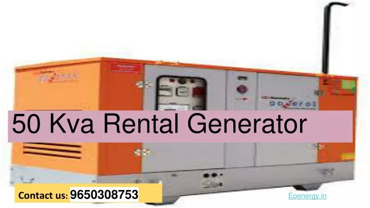 50 kva rental generator