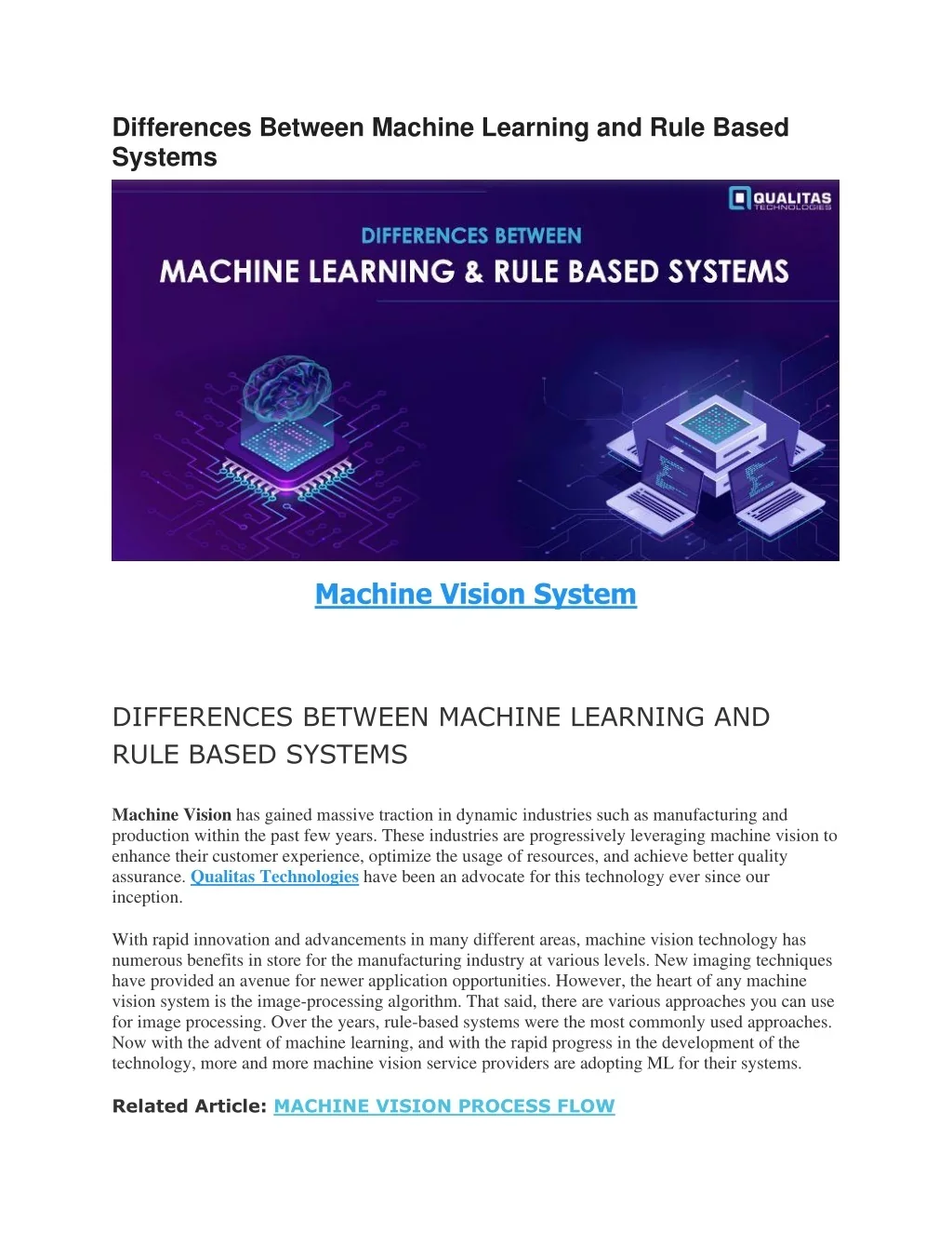 PPT - DIFFERENCES BETWEEN MACHINE LEARNING AND RULE BASED SYSTEMS ...