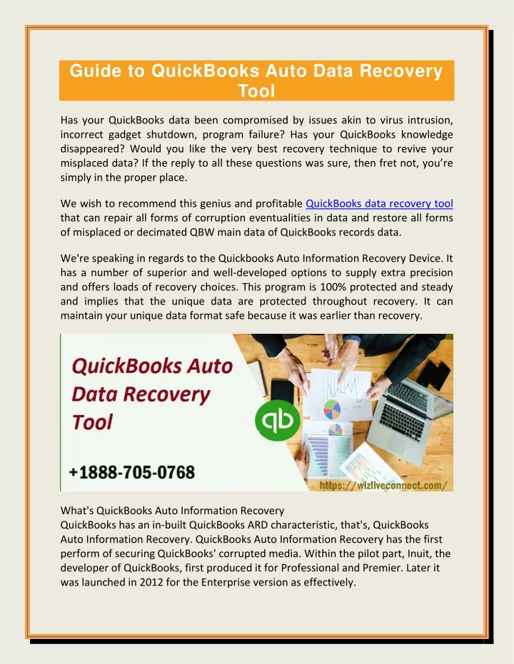 guide to quickbooks auto data recovery tool