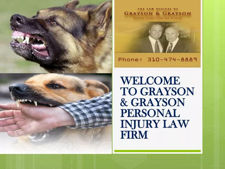 welcome to grayson grayson personal injury law firm