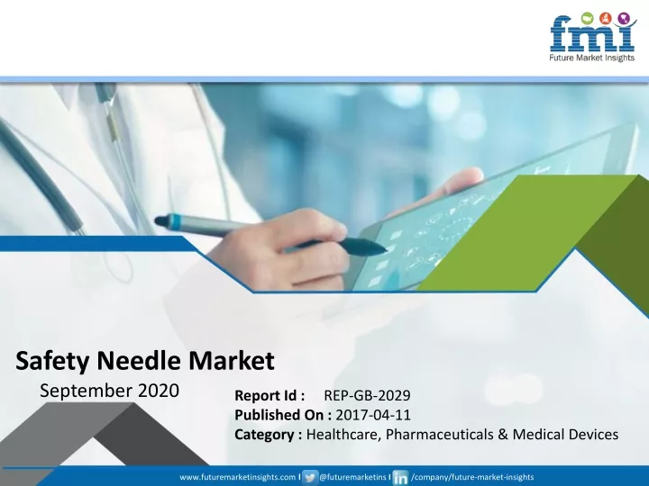 safety needle market september 2020