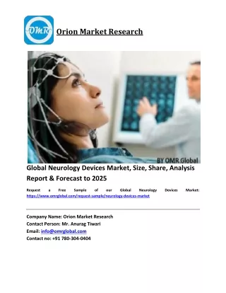 Global Neurology Devices Market Size, Industry Trends, Share and Forecast 2019-2025