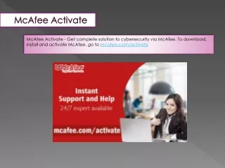 mcafee activate