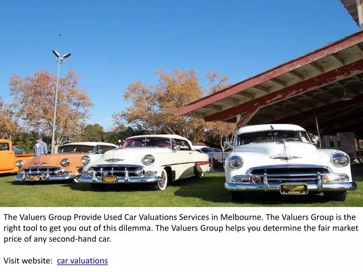the valuers group provide used car valuations